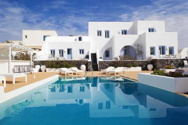 General view, Aria Suites, Santorini