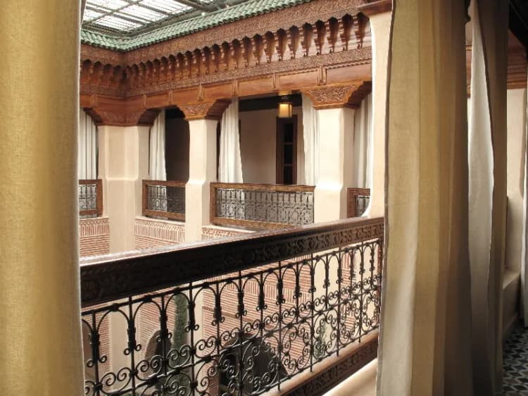 General view, Riad Le Perroquet Bleu, Marrakech