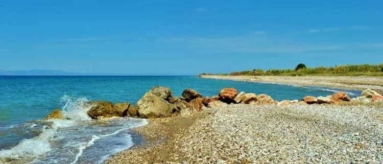 Beach, Naturist Angel Club Hotel, Rhodes