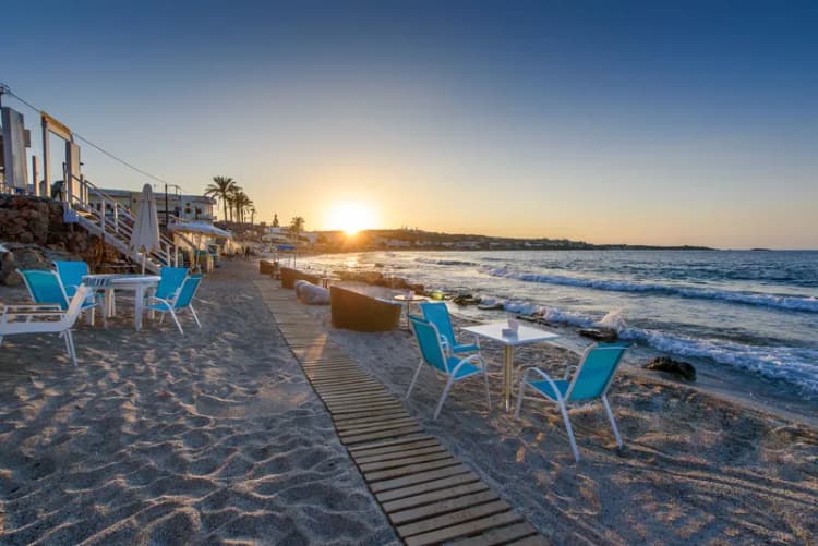 Beach, Alia Beach Hotel, Crete