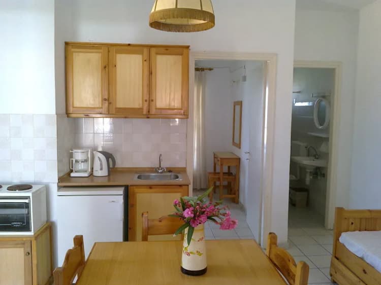 APARTMENT CAPACITY 3 ONE BEDROOM Room, Beachfront Salvanos, Corfu