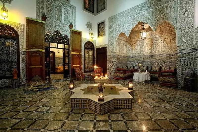 General view, Riad fes el bali, Fez