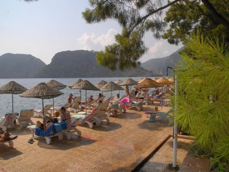 Beach, Marmaris Park Hotel, Dalaman