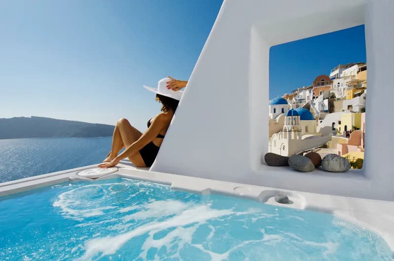 General view, Aspaki Exclusive Hotel, Santorini