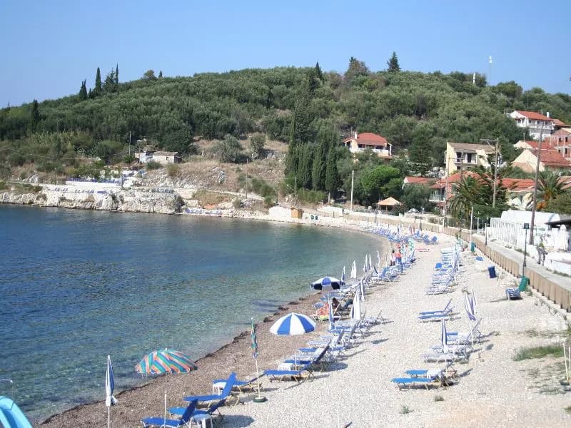 Beach, Kassiopi Oasis Hotel, Corfu