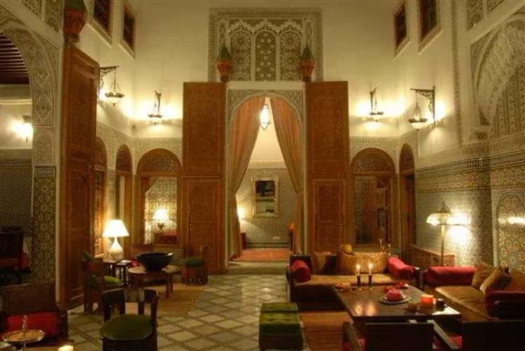 Lobby, Riad Au 20 Jasmins, Fez