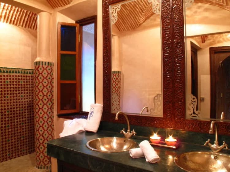 General view, Riad Le Perroquet Bleu, Marrakech
