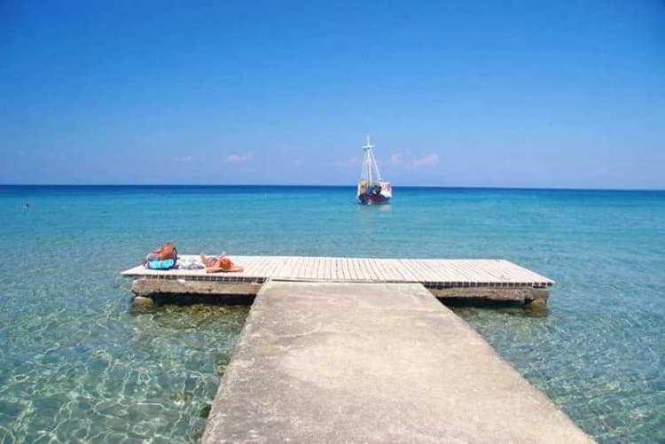 Beach, Delfinia, Corfu