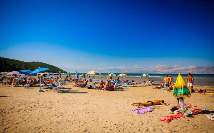 Beach, Michelangelo Resort, Corfu