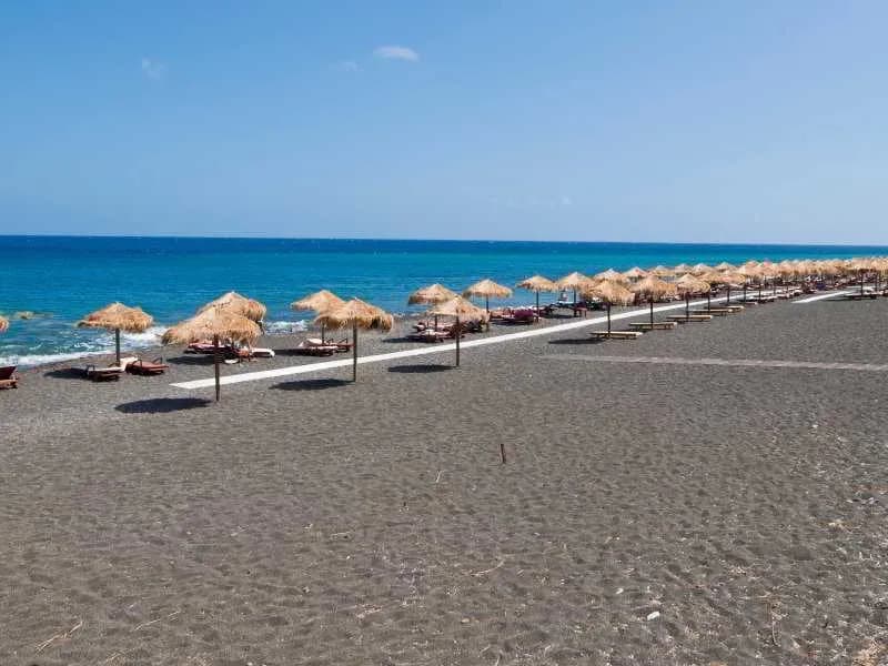 Beach, Perivolos Sandy Village, Santorini