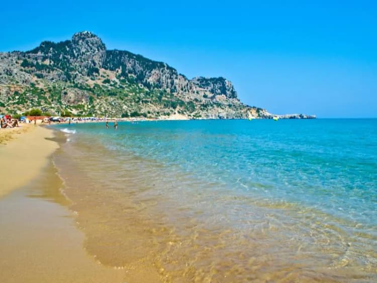 Beach, Anagros, Rhodes