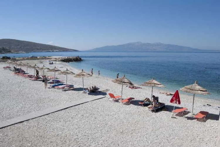 Beach, Blue Sky Hotel, Southern Albania