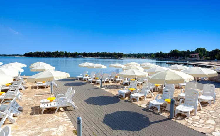 Beach, Hotel Umag Plava Laguna, Istria