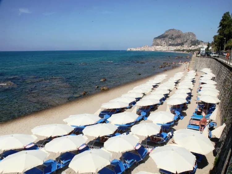 Beach, Hotel Santa Lucia Le Sabbie D'Oro, Palermo