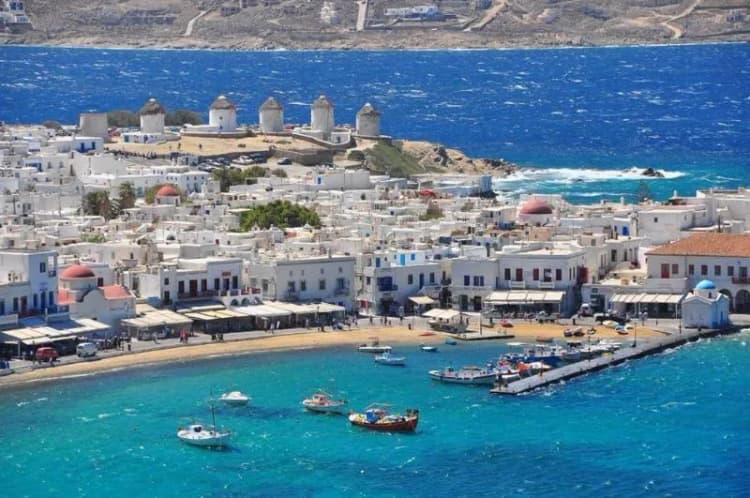 General view, Gorgona Hotel, Mykonos