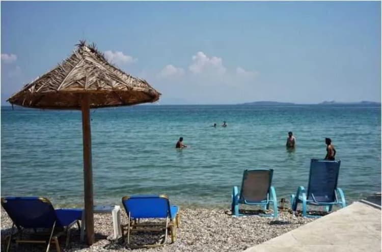 Beach, Villa Anna Castello, Corfu
