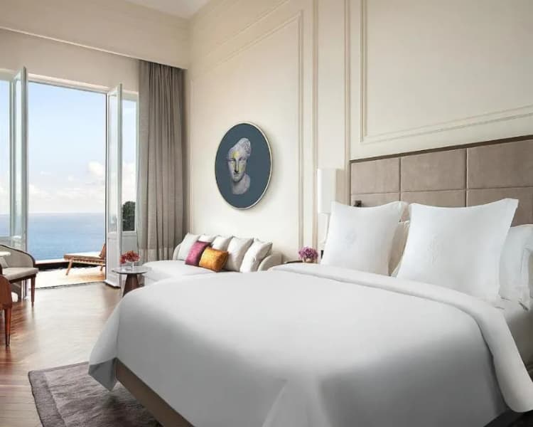 DOUBLE SEA VIEW WITH TERRACE Room, San Domenico Palace, Taormina,a Four Seasons Hotel, Taormina