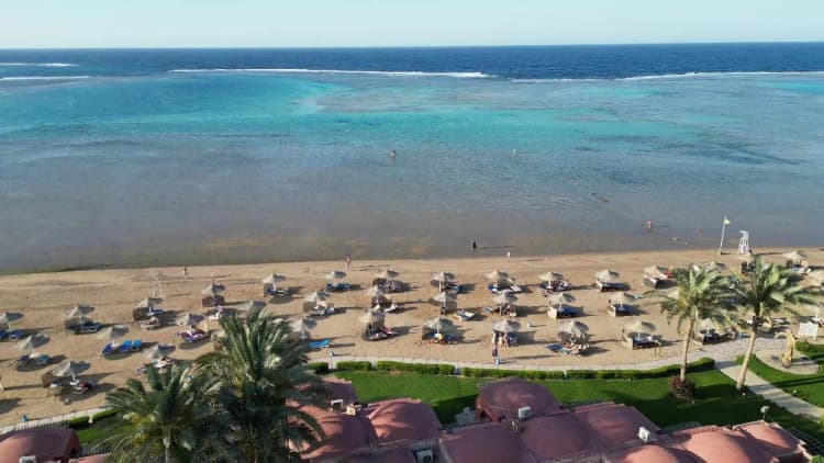 Beach, Swisstouch Oriental Resort, Red Sea Riviera