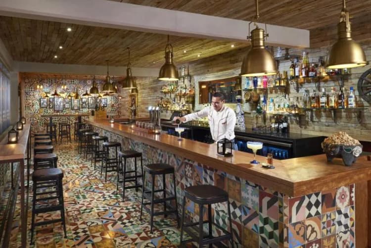 Bar, Residences at The Fives, Playa Del Carmen