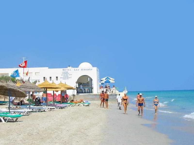 Beach, Les Sirenes Beach, Tunisia