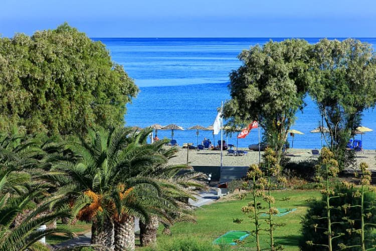 Beach, Santa Marina Beach, Crete