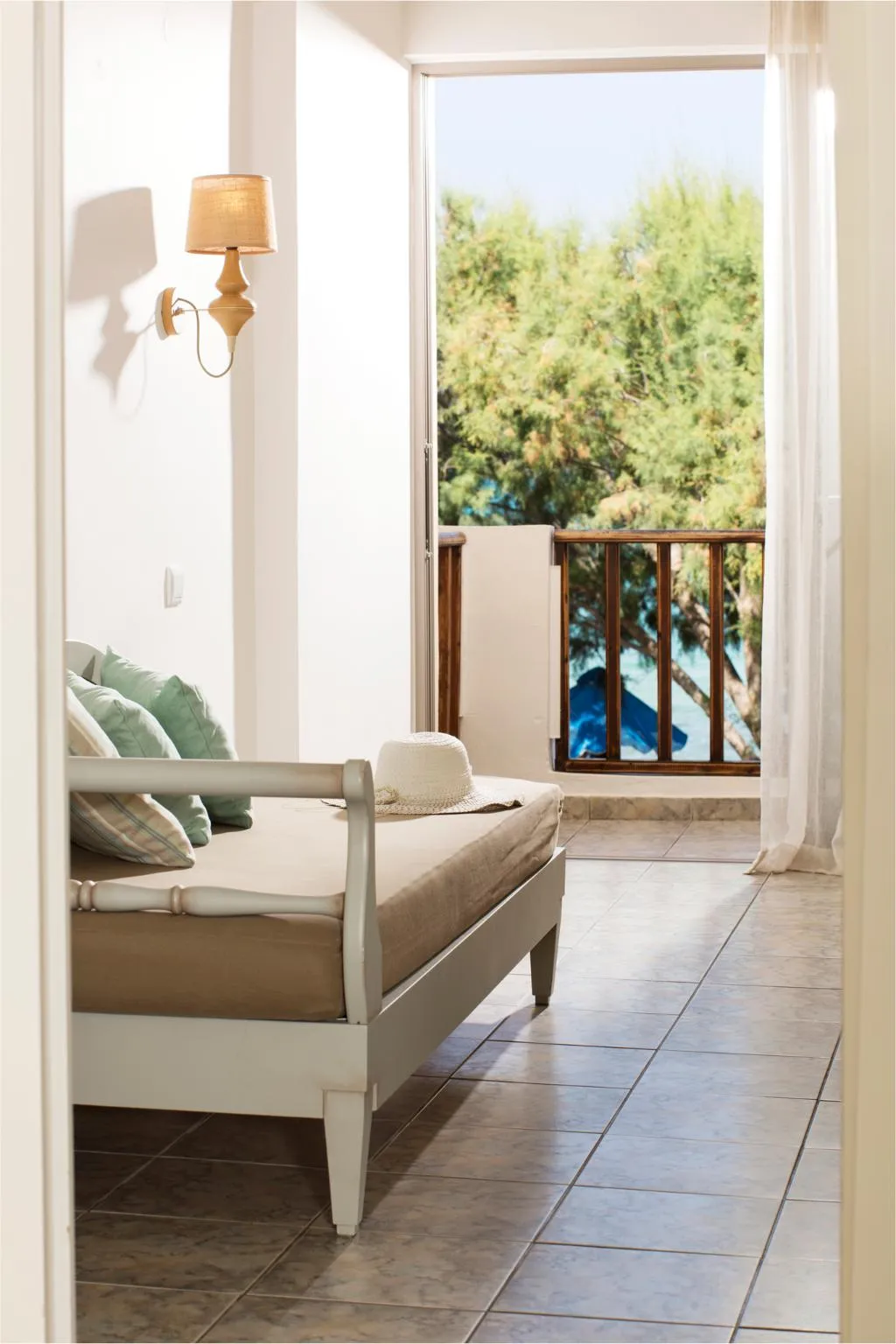 FAMILY ROOM SEA VIEW Room, Almyrida Studios, Crete
