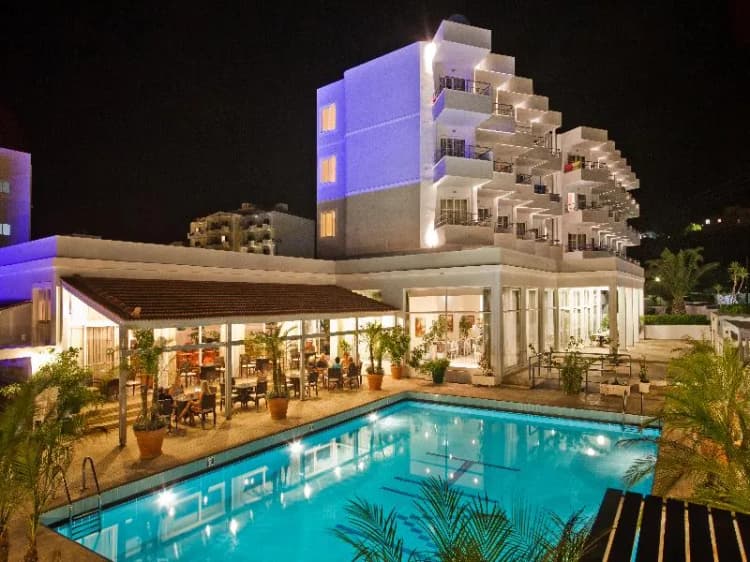 General view, Miramare Bay, Rhodes