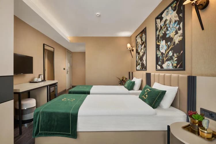DOUBLE DELUXE TWO BEDS Room, The New Zeybek Hotel, Izmir