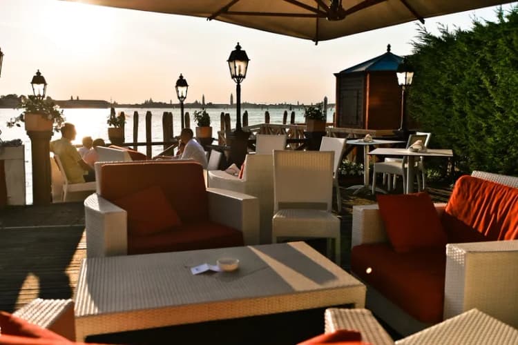 Bar, Hotel Villa Laguna, Venice