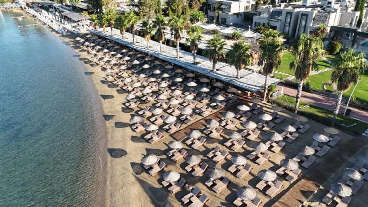 Beach, Ambrosia Hotel Beach & Spa, Bodrum