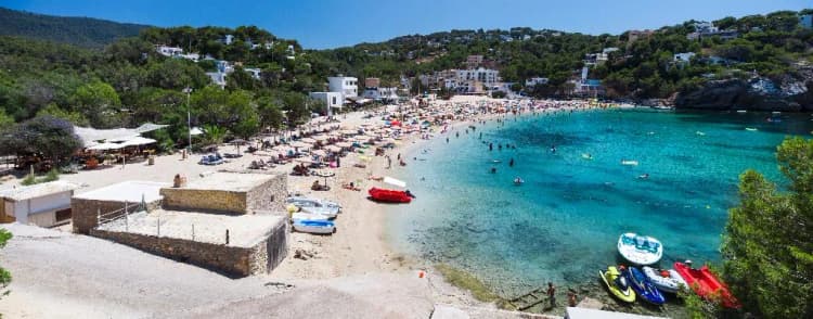Beach, Puerto Cala Vadella, Ibiza