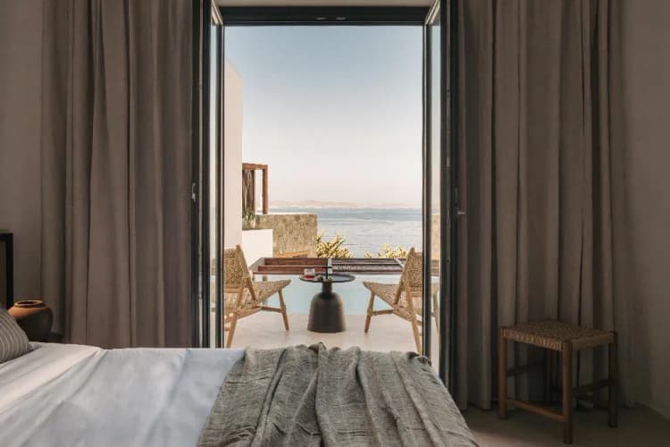 DOUBLE DELUXE SEA VIEW Room, Bard De Sol, Mykonos