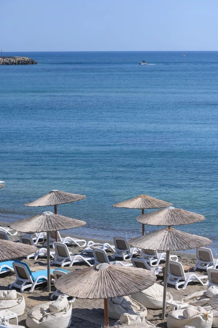 Beach, Azure Mare Hotel, Crete