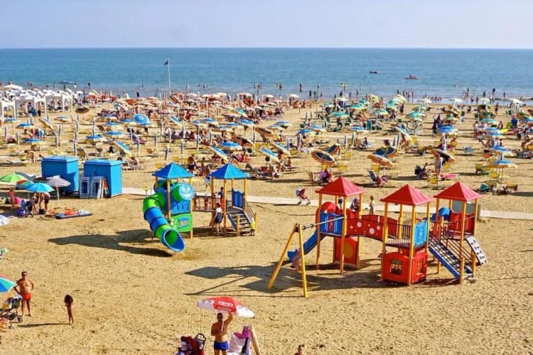 Beach, Hotel Adriatico, Venice