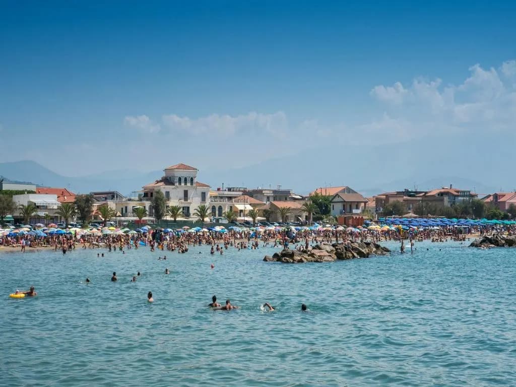 Beach, Hotel Stella Maris, Naples