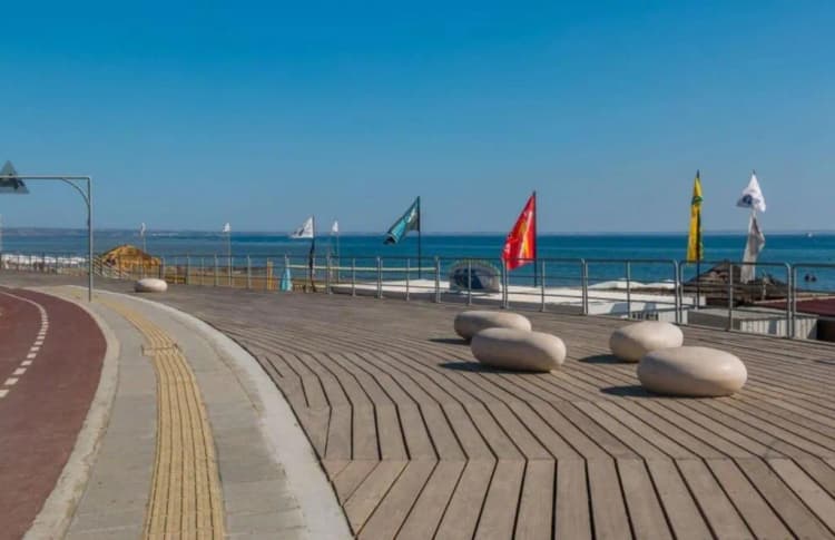 Beach, La Veranda De Larnaca Hotel, Cyprus