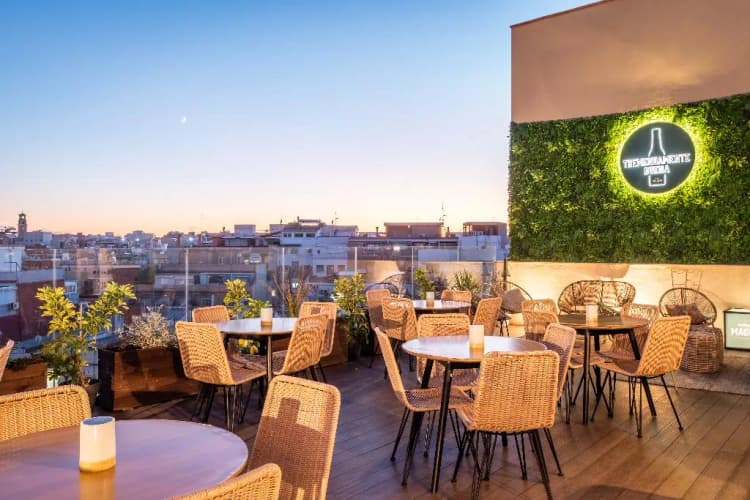 Bar, Arya Stadium Hotel, Barcelona