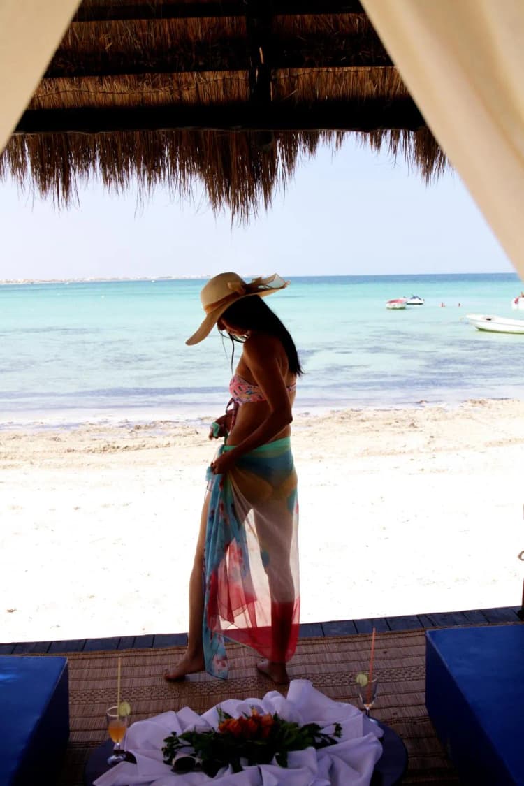 Beach, Monarque Dar Jerba Zahra, Tunisia