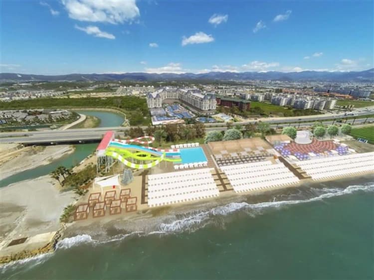Beach, Haydarpasha Palace, Antalya