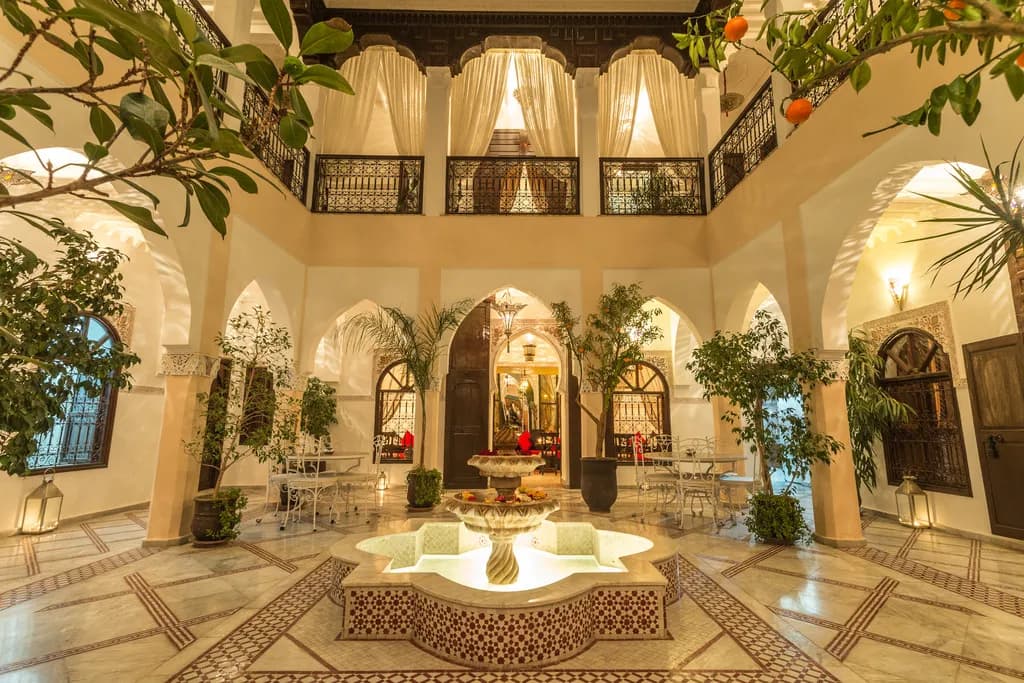 General view, Riad Nasreen, Marrakech
