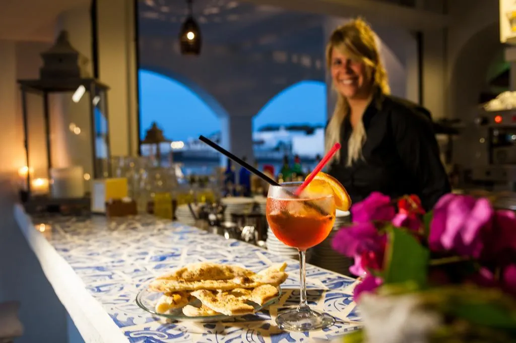 Bar, Mari Del Sud Resort, Vulcano, Palermo