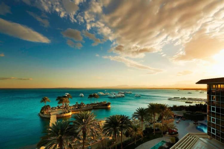 Beach, Hurghada Marriott Beach Resort, Red Sea Riviera