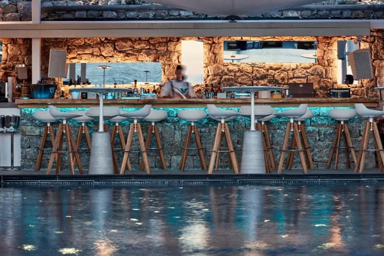 Bar, Myconian Korali Relais & Chateaux, Mykonos
