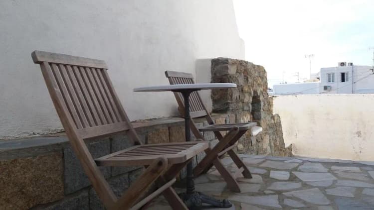General view, Manos Rooms, Mykonos