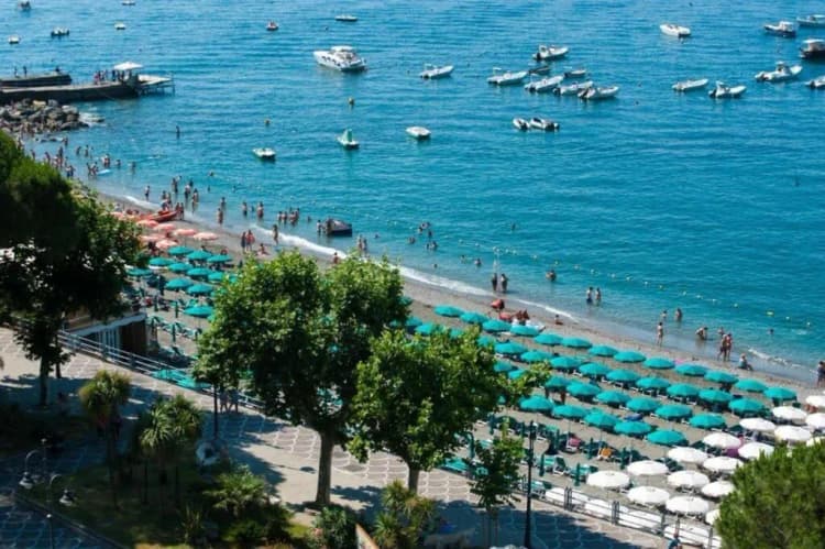 Beach, Panorama, Naples
