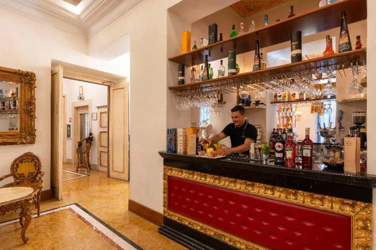 Bar, Romanico Palace Luxury Hotel & Spa, Rome