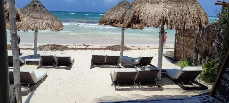 Beach, Villa Las Estrellas Tulum - located at party zone, Cancun Area