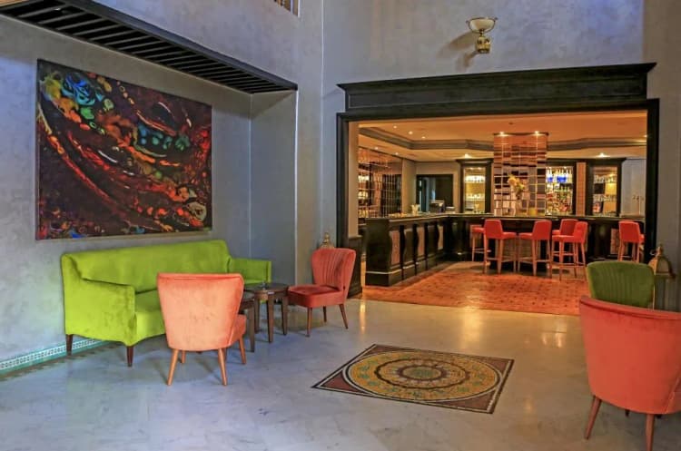 Bar, Rose Aqua Park Hotel, Marrakech