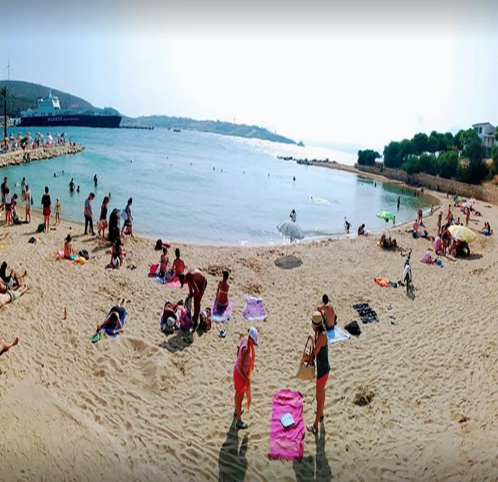 Beach, Grand Faik Hotel, Izmir