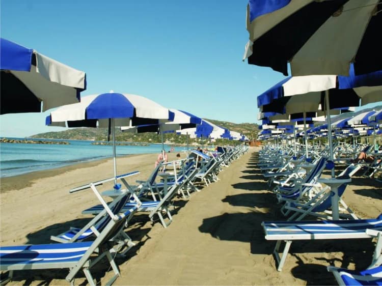 Beach, Hotel Stella Maris, Naples